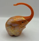 Murano Glass Elephant Upraised Trunk Vetro Artistico Original Label - 3 On Offer