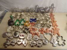 Cookie Cutter Lot Vintage to Now Metal Tin Al...