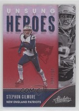 2020 Panini Absolute Unsung Heroes Spectrum Red /100 Stephon Gilmore #UH-SG 0e5
