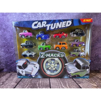 CarTuned Z-Macks Diecast Metal 10 Pack Chevy Corvette Bel Air Camaro C10 Trucks