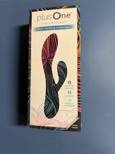 Plus One Dual Vibrating Massager - Rechargeable, Waterproof, Pink