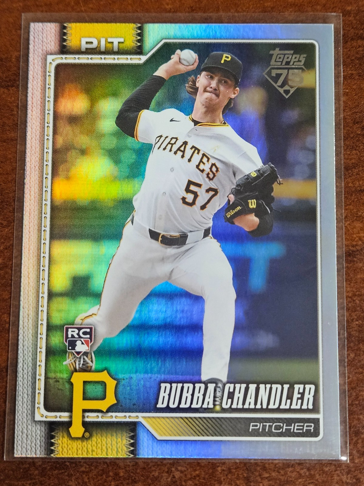 2026 Topps Series 1 BUBBA CHANDLER (RC) #283 Rainbow Foil Pittsburgh Pirates