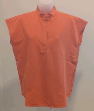 FIGS Technical Collection Womens Scrub Top Orange Size XXS Rafaela NWT