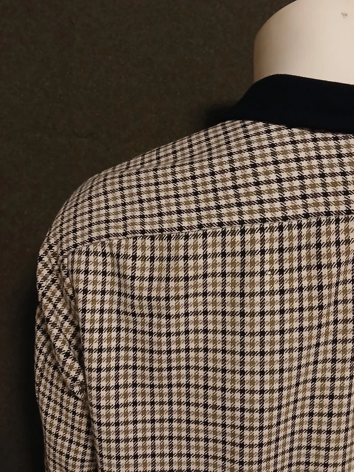 Blazer/chaqueta vintage años 70 Pierre Cardin para mujer lana tweed pata de gallo a cuadros Foto 4 de 4