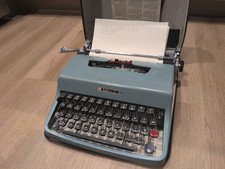 Olivetti Lettera 32 Typewriter Case Cover Manual Made in Italy Ribbon SEE DESC thumbnail