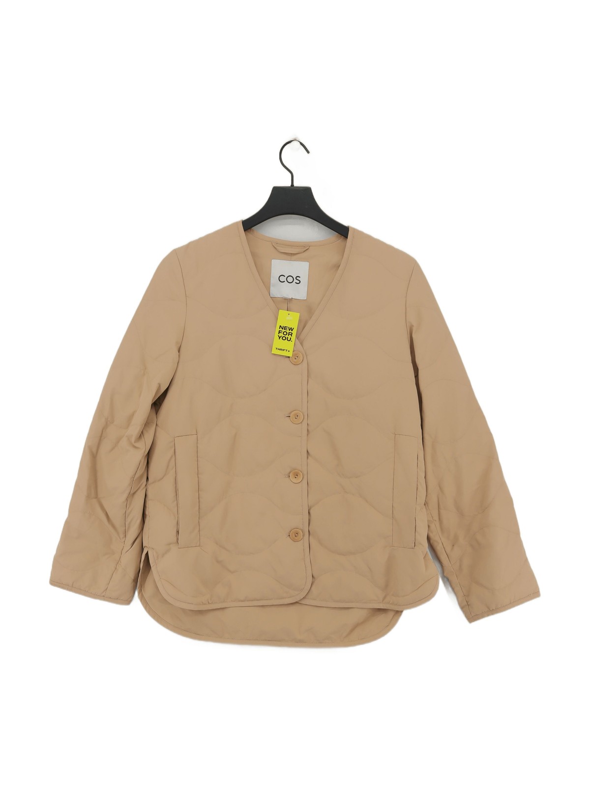 ALTRA COS Cappotto Donna XS Marrone Poliestere con Altro Trapuntato