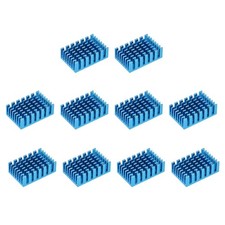 Electronic Radiators Heatsink for MOS GPU IC Chip Blue 30 x 20 x 10 mm 10pcs