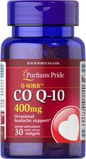 Puritan's Pride Q-SORB Co Q-10 400 mg - 30 Rapid Release Softgels