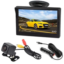 AHD Car Rear View Reversing Camera Kit Starlight Night Vision + 5" LCD Monitor