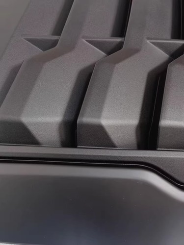 For Nissan Titan Air Flow Intake Bonnet Scoop Hood Cover Vent Guard Matte Black - Foto 11 di 12