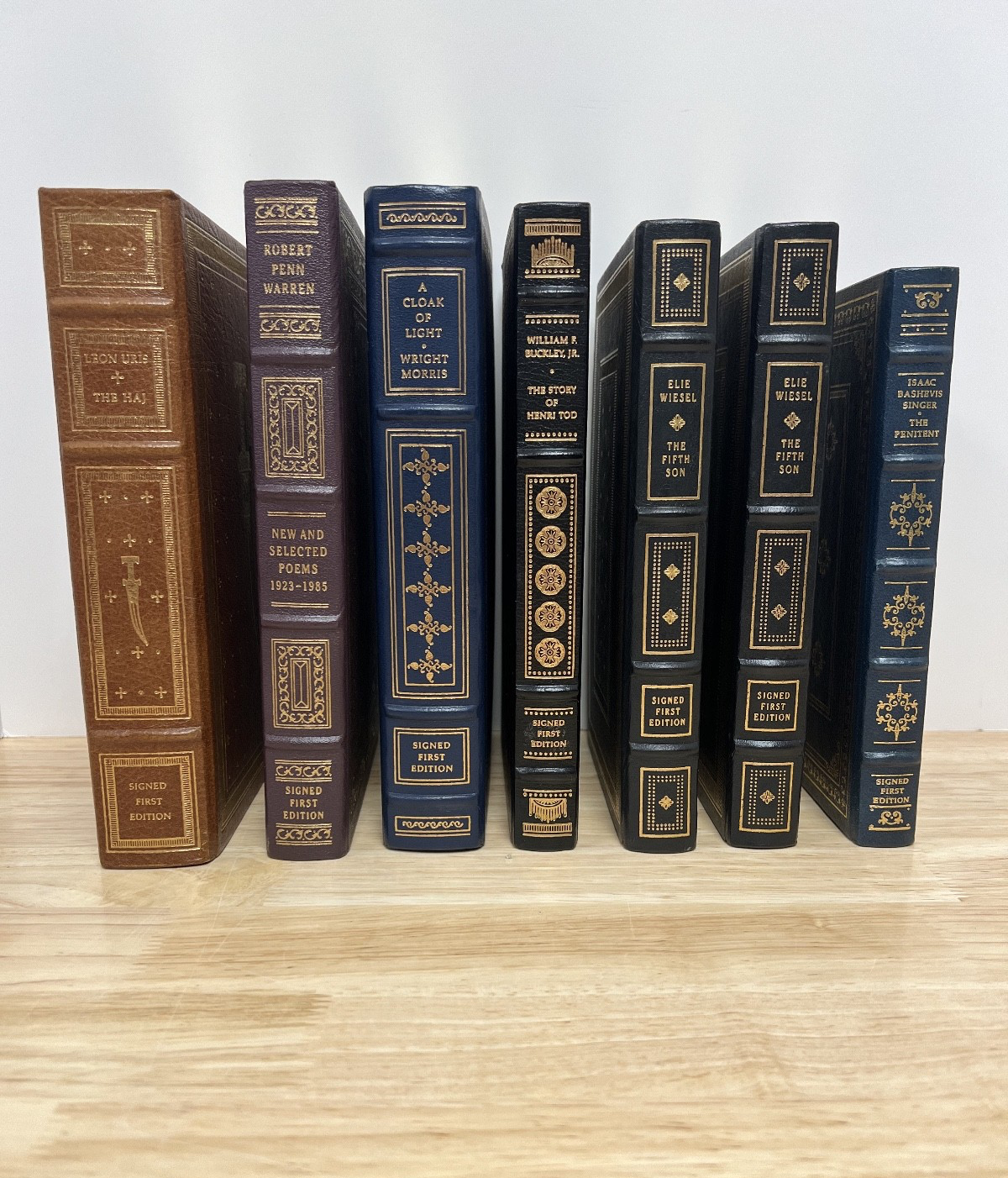 'Signed First Edition' Collection Of Books