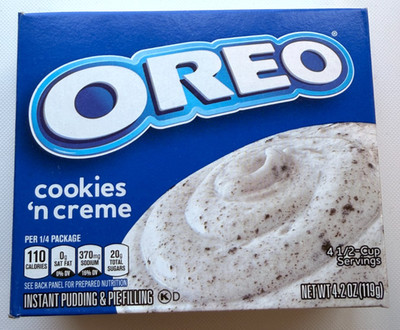 RARE - OREO Cookies N Creme Instant Pudding & Pie Filling Dessert Mix