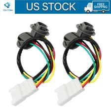 2pcs Rear Taillight Socket & Wire Tail Light Lamp For 2009-2013 Kia Forte Sedan