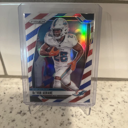 2024 Panini Prizm Devon Achane Red White Blue 