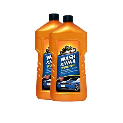 2 x ARMOR ALL Wash & Wax Waschen und Wachsen Speed Shine 1L Autowäsche Reiniger
