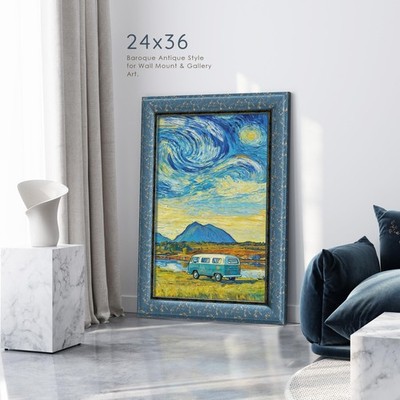 Picrit 24x36 Poster Frame, Vintage 24 x 36 Picture Frame, Retro