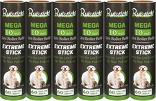 10 inch Mega All-Purpose Pet Hair Lint Roller Refills Compatible with Evercare