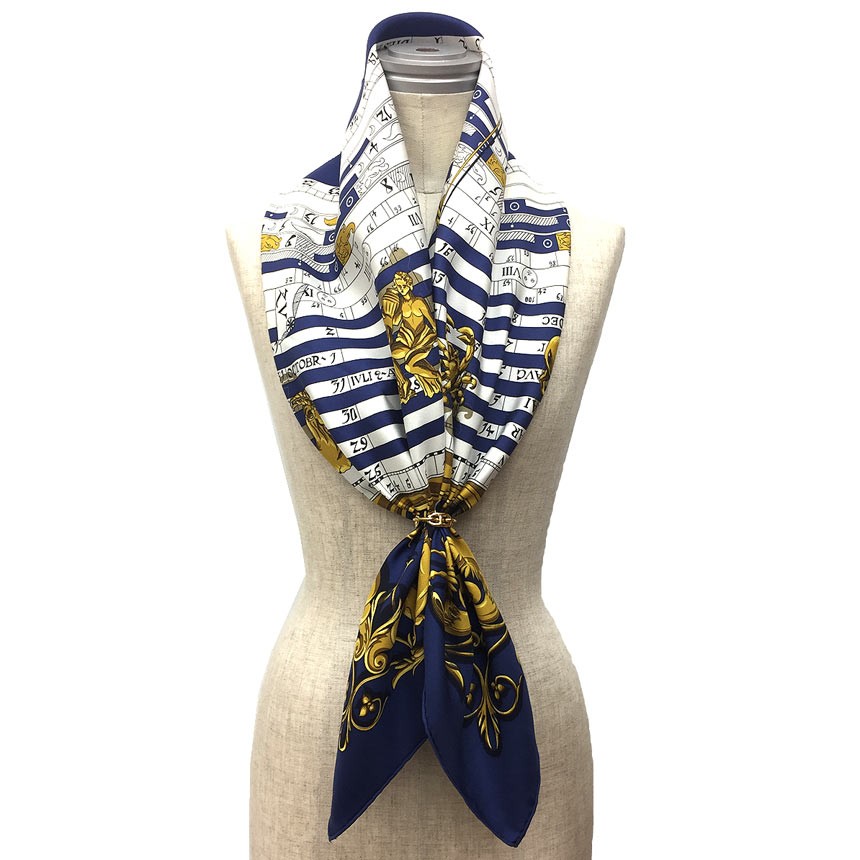 Hermes Silk Scorpio Constellation Pattern 90cm Sc… - image 2