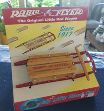 NIB Radio Flyer My Little Wood Sled Model 903 8.5 X 4 Wide New