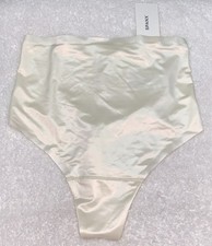 SPANX Satin Shaping Linen Ivory Thong Panty NEW Womens Sz S M L 40063R