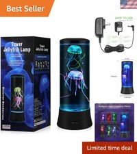 Floating Jellyfish Lamp - Electric Jelly Fish Light Lamp with Auto Color Chan...