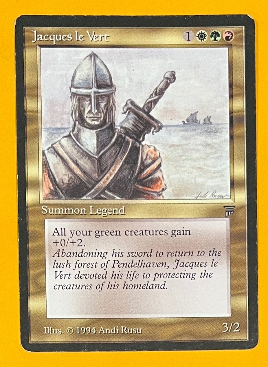MTG JACQUES LE VERT Legends (OldManMTG 012-711)