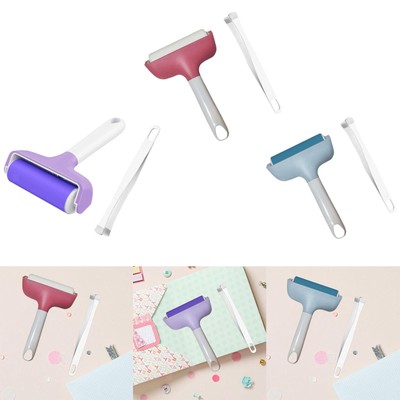 Brayer Roller breite Spitze Pinzette Tinte Pinsel Handarbeit für Druckgrafik Vinyl