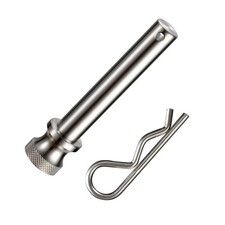 Stainless Steel Trailer Hitch Pin And Clip 58 Inch Diameter Fits 22.5 R... Stainless Steel Trailer Hitch Pin And Clip 58 Inch Diameter Fits 22.5 R...