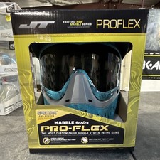 Gafas de paintball JT ProFlex serie mármol máscara X FACTOR VERDE AZULADO NEGRO