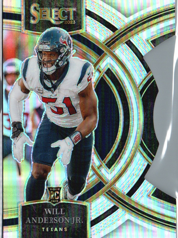 2023 Panini Select #125 Will Anderson Jr. Silver Prizms Die Cuts