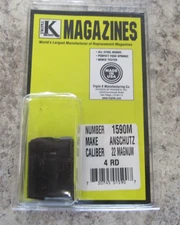 Anschutz 22 Magnum  4 Rd TRIPLE K 1590M Magazine Series 1400 & 1500
