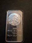 10 oz Silver Towne Buffalo Silver Bar