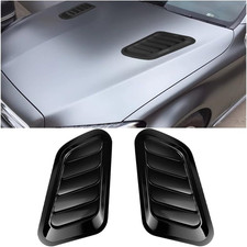 Hood Air Vents Black 13x7 Inch Abs Plastic Universal Fit Car Hood Scoop Bonnet Hood Air Vents Black 13x7 Inch Abs Plastic Universal Fit Car Hood Scoop Bonnet