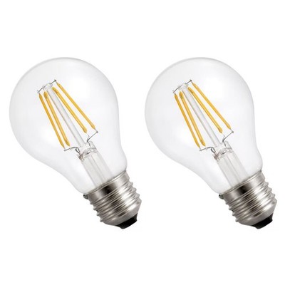Spectrum E27 LED-Lampe A60 8,5W 110lm 2700K warmweiß 2 Stück