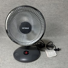 Optimus 9" Portable Dish Heater Model H-4110 Grey Preowned Works Great