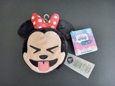 Disney Emoji Blitz MINNIE MOUSE Double Sided 5"Plush Stuffed Toy