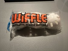 Wiffle Balls 3 Pack White Perforated Plastic Baseballs NIP