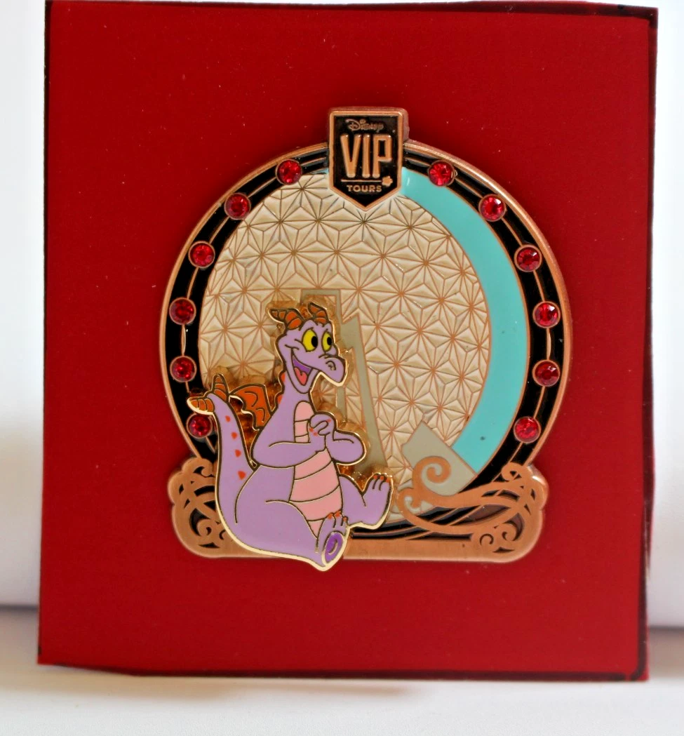 DISNEY VIP TOURS EXCLUSIVE FIGMENT AND SPACESHIP EARTH EPCOT ONLY PIN NEW