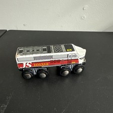 Maxim Wooden GRAY Diesel Engine Train Fits BRIO Imaginarium Thomas The Train