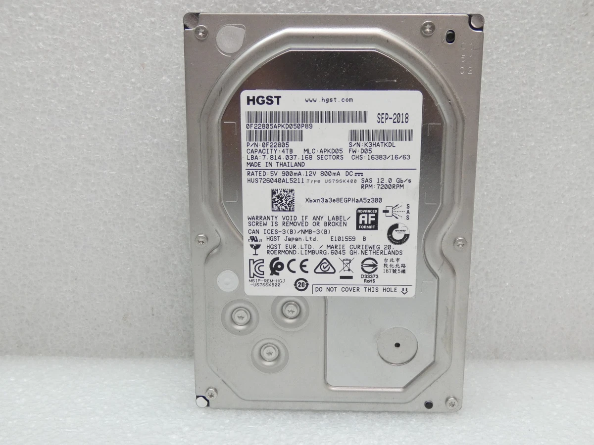 HGST 4TB Computer Internal Hard Disk Drives for sale | eBay