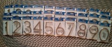 30 Hillman Distinctions 5" Brushed Nickel,Flush Or Floating House Numbers
