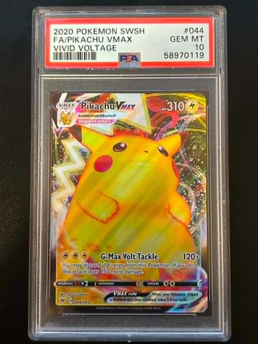 2022 Pikachu VMAX PSA 10 ホロレアカード Pokemon Vivid Voltage 188/185 Pikachu VMax Rainbow PSA 10 GEM MINT