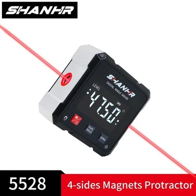 Digital Angle Laser Level with 4 Side Magnets for Woodworking Precision - Image 1 of 4
