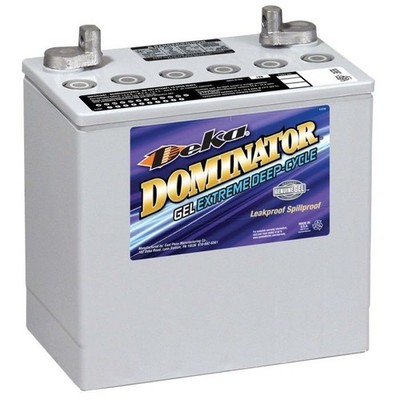 DEKA Dominator 8G22NF Gel Deep Cycle Battery - 12V, 51Ah Premium USA-Made Power