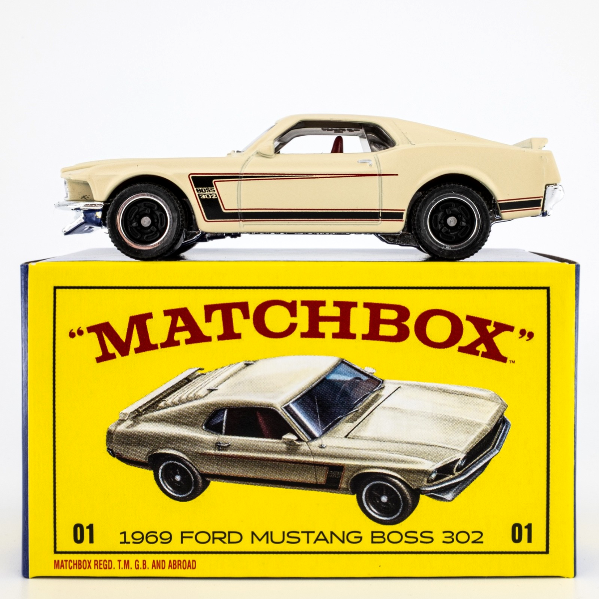 2025 Matchbox Replay the Classics #01 1969 Ford Mustang Boss 302