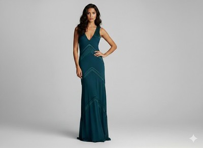 ROBERTO CAVALLI WOMEN'S KNITTED NEW  SLEEVELESS $2395 GOWN