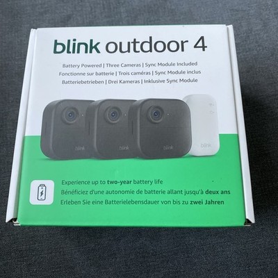 Blink Outdoor Amazon Smart Security System mit 4 kabellosen HD-Kameras