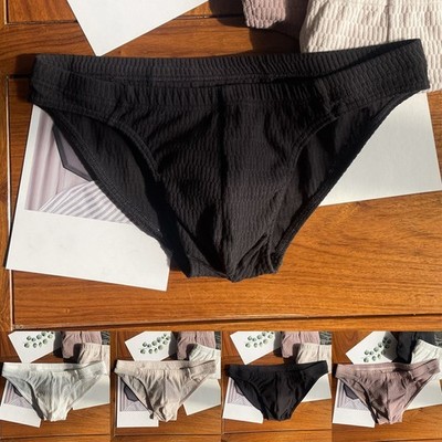 Herren Low Rise Tanga Slip Baumwolle 95% Atmungsaktiv Unterhose Pouch Style M-2X