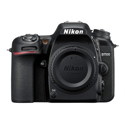 Nikon D7500 DX-Format DSLR Camera Body Only (Black)