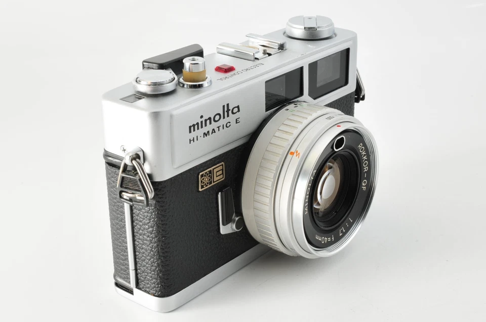 [N MINT ] MINOLTA Hi-Matic E Rangefinder 35mm Film Camera 40mm f 1.7 Japan #1081 - Image 3 of 4